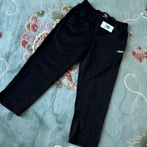 MESHIRONS Men's Black Joggers
